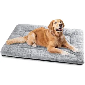 Meilleurs prix pour Panier pour grands chiens - Coussin pour animaux - Lavable - 120 x 60 cm - Panier ultra doux pour chat avec fond antidérapant - Gris