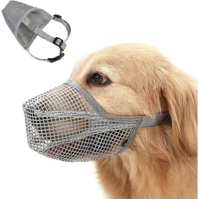 Meilleurs prix pour Muselière pour chien - Muselière respirante en nylon doux - Muselière en maille ajustable - Convient