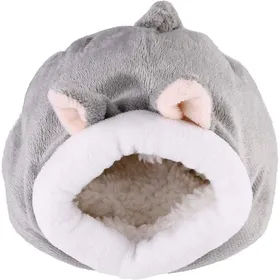 Comparer les prix de Nid douillet hérisson/hamster – polaire hiver – lit chaud petits rongeurs (chinchilla rat etc.) Label