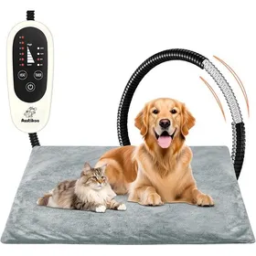 Meilleurs prix pour Tapis chauffant pour chiens chats tapis chauffant pour animaux domestiques avec 4 minuteries et 6 niveaux L - 70X45cm