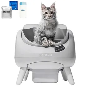 Comparer les prix de CATLINK Open X Lite - litière automatique à ouverture supérieure - blanche - CATLINK-C08-Lite