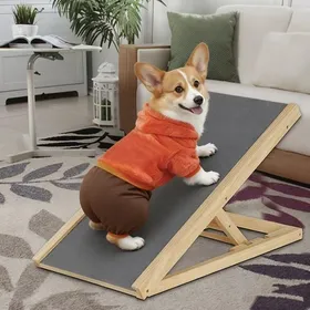 Comparer les prix de Rampes en bois pour animaux de compagnie escaliers daccès en surface rampes et échelles multifonctionnelles pour chiens-70cm