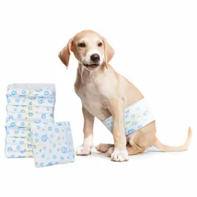 Meilleurs prix pour PROMOTION Protection Hygiénique Jetable pour Chien Mâle 30 pcs Blanc S 430630