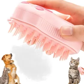 Meilleurs prix pour Brosse Vapeur 3 en 1 pour Chien et Chat limine les Poils Tangles et Tomentose couleurs multiples LARGEIGHT