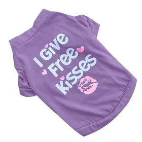 Comparer les prix de Vêtements pour animaux de compagnie violets L, chemise d'été pour chat et chien, vêtements en coton imprimé, vêtements pour animaux