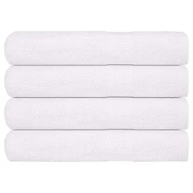 Comparer les prix de vidaXL Serviettes 4 pcs blanc 100x200 cm 360 g/m² 100% coton, serviette de plage, serviette d'invité, grande serviette de 136666
