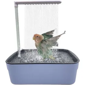 Comparer les prix de Fontaine bain oiseaux bac douche automatique perroquets cycle circulation grande USB .