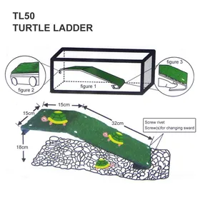 Comparer les prix de Échelle à tortues en plastique pour toit de tortue, plateforme flottante pour reptiles, décoration d'aquarium