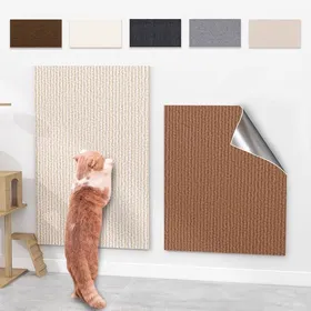 Meilleurs prix pour Tapis griffoir adhésif 30×100 cm beige pour mur et canapé