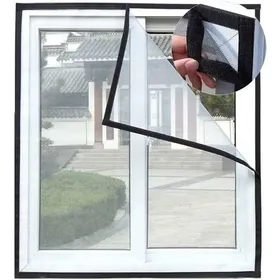 Meilleurs prix pour Filet Protection Chat Fenêtre Moustiquaire Autocollante Ajustable Maille Transparente Anti-Insectes (130x150cm) .