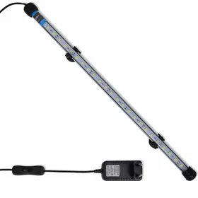 Meilleurs prix pour Lampe LED daquarium - vidaXL - 48 cm - Blanc froid - IP67 - 5 W - 24 émetteurs - Économie dénergie - Étanche