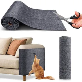 Comparer les prix de Film anti griffures autocollant pour canapé 200x40cm protection meubles contre chats gris foncé GRIFFOIR