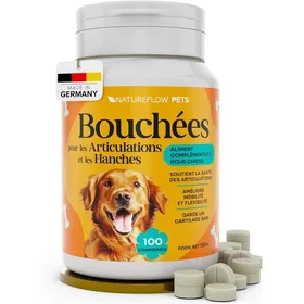 Comparer les prix de Complément alimentaire chien - Anti-Arthrose 2024 - Moule verte - MSM - Glucosamine