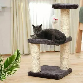 Meilleurs prix pour Arbre a Chat, Trois Couches Jouet de Chat Arbre à Chat Griffoir Centre d’Activités Niches Colonnes Renforcées Grande Capacité (20cm