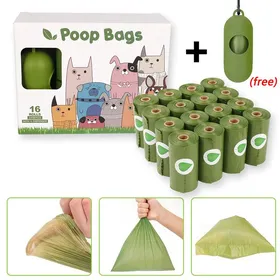 Comparer les prix de Sac à crottes pour chien - DOK - 300 sacs - Distributeur inclus - 20 rouleaux - 23x33 cm - Épais et durable