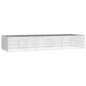Meilleurs prix pour Meilleures Poulailler-Enclos-Cage à lapin 3 panneaux 325x109x54 cm Fer galvanisé SSD7020646