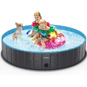 Comparer les prix de Piscine Pour Chien PliablePvc Chien Piscine Baignoire BassinPiscine Pour Animaux Extérieur Bassin Pour Grands Petits ChiensBleu