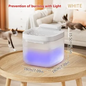 Meilleurs prix pour Fontaine à eau intelligente pour chat - Phoesky - 3 litres - Fonctionnement silencieux - Recirculation automatique