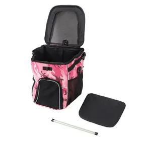 Meilleurs prix pour Shipenophy porte-vélo pour chien Panier de vélo pour chien imperméable respirant amovible animalerie promenade Camouflage rose