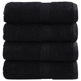 Comparer les prix de vidaXL Serviettes de Visage de Qualité Supérieure 4 pcs, Essuie-mains, Torchons à vaisselle, Serviettes de Salle de Bain, 137420