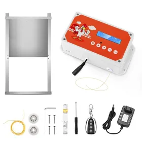 Comparer les prix de TTLIFE Porte Automatique Poulailler, avec Capteur de Lumière OuvertureFermeture Automatiques, Protection Intelligente de Volaille