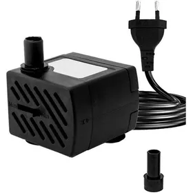 Comparer les prix de Pompe submersible ultra silencieuse 180 l/h 3 W avec tuyau 13 m et embout fontaine pour aquarium et bassin