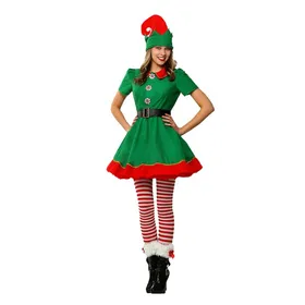 Comparer les prix de Costume delfe de Noël Ensemble de costumes delfe pour enfants et adultes Ensemble de costumes delfe pour la famille