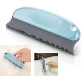 Meilleurs prix pour Brosse anti-poils animaux bleu clair élimine poils sur tapis/vêtements/meubles/canapés/voitures