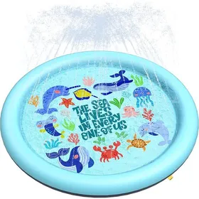 Comparer les prix de Piscine pour chiens de grande et petite taille et s 167 cm - Tapis arrosage pliable - 058 mm épaisseur