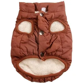 Meilleurs prix pour Vêtements à capuche pour animaux de compagnie vêtements mignons pour animaux de compagnie gilet chaud à capuche pour bouledogue