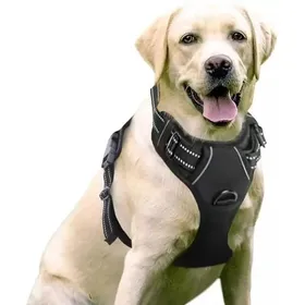 Meilleurs prix pour Harnais Chien - POUNET - Anti Traction - Réfléchissant - Poignée Rembourrée - Taille XL