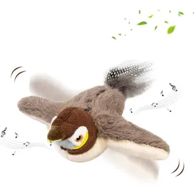 Meilleurs prix pour Jouet Pour Chat Volant Oiseau Electrique Jouet Pour Flying Bird Interactif Pour Chat Réels Battements Et Gazouillements Comme Un