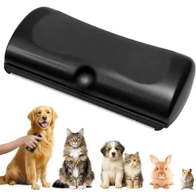 Comparer les prix de Brosse pour animaux - Peigne de mue pour chiens et chats - Brosse de toilettage double face - Élimine le sous-poil et les poils ...