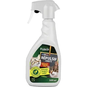 Comparer les prix de Répulsif Chats Intérieur Et Extérieur Spray Anti-Griffure Et Marquage Urinaire 500Ml – Protection Efficace Pour Mobilier Et[J39]