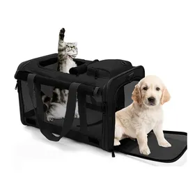 Meilleurs prix pour Sac de transport pour chien et chat - Sac pour chien - Sac de voyage - Sac pour chat - Panier de voyage - 45 x 28 x 27 cm - Panier