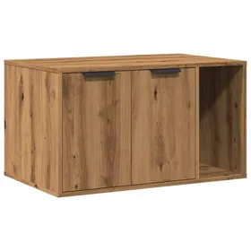 Meilleurs prix pour Meuble de bac à litière - Artisanal - 80 x 50 x 45 cm - Bois dingénierie - Marron - Multifonctionnel