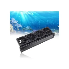 Comparer les prix de Ventilateur aquarium – WW-F4 – 4 têtes réglables baisse 2-4°C – pour bac ≤15mm – Noir 392x95mm