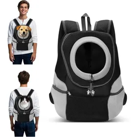 Comparer les prix de Sac a Dos Chien Sac de Transport Moto Réglables pour Petits Chiens Chats Portable et Respirant Sac à Dos de Transport pour Chiens