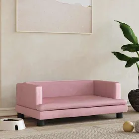 Meilleurs prix pour BEAU Canapé pour animaux/ Lit pour chien - Rose 80x45x30 cm velours mode205000