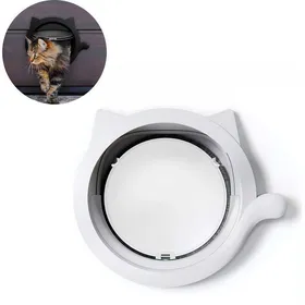 Meilleurs prix pour Grande chatière porte coulissante intérieure ou extérieure chatière pour chats et petits chiens jusquà 10 kg 3028cm durable