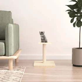 Meilleurs prix pour SALE 2025Arbre à chat avec plate-forme crème 38 cm chill435337