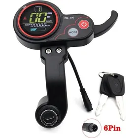 Comparer les prix de Compteur LCD universel pour trottinette lectrique ZQ-100 avec cl de vitessedaffichage 6 broches pour Scooter Label