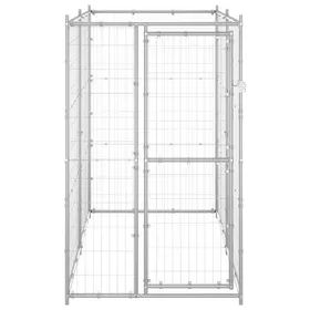 Comparer les prix de CLOUD Chenil extérieur pour chiens Acier galvanisé 110x220x180 cm CHYNEW7662530