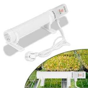 Comparer les prix de Tubiaz Chauffage de serre Chauffage Installation flexible électrique à tige blanche pour serres 60W KIT DE CULTURE