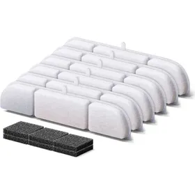 Comparer les prix de Filtre Fontaine Eau Chat 6 Filtres de Fontaine à Eau Remplacement Charbon Actif Filtre de pour Convient pour DPWFP6