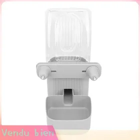 Comparer les prix de Garosa Distributeur deau pour animaux 1200ml design suspendu compatible chiens et chats