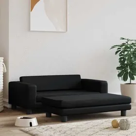 Comparer les prix de BEAU Canapé pour animaux/ Lit pour chien avec extension noir 100x50x30 cm similicuir mode555617