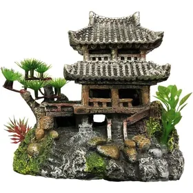 Meilleurs prix pour Décoration classique en résine pour aquarium - Détails réalistes - Château respectueux de lenvironnement