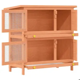 Meilleurs prix pour Star® Clapier lapin extérieur - Clapier lapin Prof Clapier dextérieur Enclos pour petits animaux 4 portes Bois @7373158  7663hjv72c