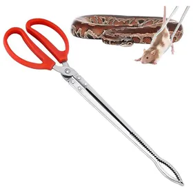 Comparer les prix de Outil Terrarium - KZQ - Tweezers 15 Pouces - Acier Inoxydable - Poignée Antidérapante - Manipulation Sûre